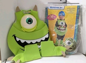 Disfraz para niño Monsters Inc. Mike Wazowski pequeño 4-6 de lujo 3 piezas cazador de dulces - Imagen 1 de 7