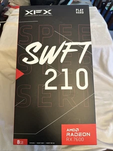 XFX Speedster SWFT210 AMD Radeon RX 7600 8GB GDDR6 Graphics Card - Picture 1 of 10