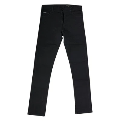 DOLCE & GABBANA Kids Jeans Black Cotton Straight Denim s. Tag 12 Years 340usd - Image 1 of 4