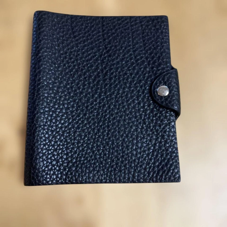 Hermès Ulysse PM Negro Planificador Cubierta Horario Libro Organizador Accesorio de JP Foto 1 de 4