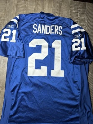 Camiseta Reebok Dallas Cowboys VTG frente em branco masculina 52 lixadeiras Deion costuradas raras - Imagem 1 de 4