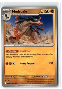 2025 Scarlet & Violet Series - Destined Rivals Mudsdale #108 Uncommon - Picture 1 of 2