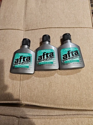3×Mennen Afta Pre-Electric Shave Lotion With Skin Conditioners Original - 3fl oz - Image 1 of 2