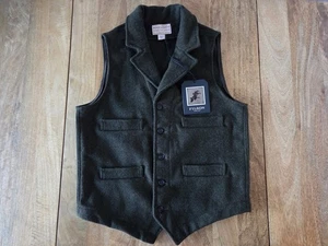 Filson Mackinaw Wool Western Vest | Medium | Forest Green | MSRP $349 - Picture 1 of 11