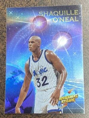 Tarjeta de baloncesto Shaquille O’Neal #5/12 1994 Stadium Club Rising Stars Foto 1 de 2