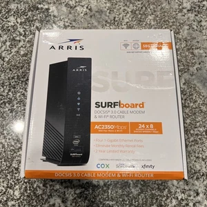 ARRIS SURFboard SBG7400AC2 DOCSIS 3.0 Cable Modem & AC2350 Dual-Band Wi-Fi NEW - Picture 1 of 4