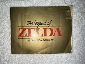 Nintendo The Legend of Zelda Instruction Booklet Manual for NES - Complete 