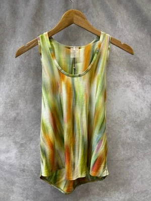 Camiseta sin mangas CALIA Twist Back para mujer pequeña Flora multi floral ropa deportiva Foto 1 de 2