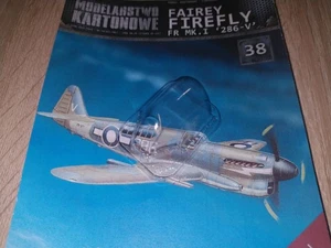 MK-S-100 - Fairey FIREFLY  - glazing  - 1/33 paper model - Picture 1 of 1
