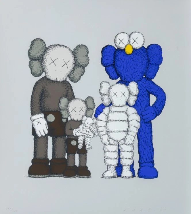 KAWS "FAMILY" SCREENPRINT - Image 1 of 1