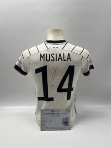 DFB Trikot Jamal Musiala signiert Adidas COA Deutschland Autogramm 152 - Picture 1 of 7