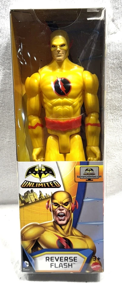 Figura DC Comics Batman Unlimited 12" Flash Inverso Altamente Posable Sin usar, en caja Foto 1 de 4