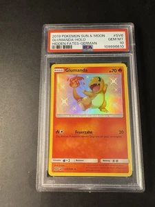 Pokemon Shiny Glumanda / ( Hidden Fates SV 6 / ) PSA 10 - Picture 1 of 2