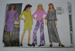 Butterick Uncut Sewing Pattern 3218 Sz 12 14 16 Pants Skirt Top 2001 Fast & Easy - Picture 1 of 3