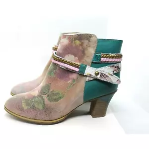 Spring Step L'Artiste Gaviva Botas Florales Talla 42 EU / 10.5-11 US NUEVAS SIN CAJA - Imagen 1 de 6