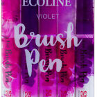 Ecoline Brush Pen Set - Violet Colours (Pack Of 5) - New