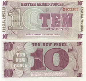 10 New Pence - British Armed Forces - Unc - Crisp - 1972 - Picture 1 of 1