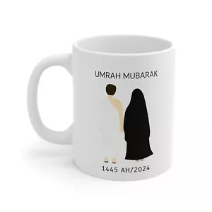 Taza Umrah Mubarak Gran regalo para parejas, amigos, padres, niños, abuelos - Imagen 1 de 3