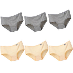 7 Pack Womens Briefs Lady Underwear Cotton Panties Assorted Colors Shorts Bikini