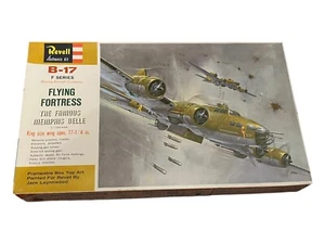 Vintage 1969 Revell B-17 F Series Flying Fortress Memphis Belle 1/72 Model Kit - Picture 1 of 13