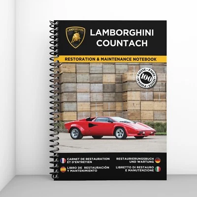 LAMBORGHINI COUNTACH : Libretto Di Restauro E Manutenzione - CONSEGNA GRATUITA - Immagine 1 di 4
