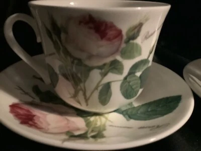 Roy Kirkham 16oz Desayuno Jumbo Taza Y Platillo Redoute Rosa Inglaterra Hueso China Foto 1 de 4