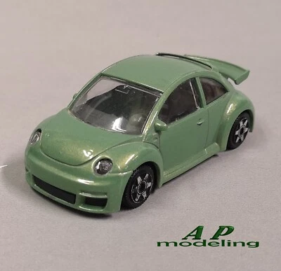 modellino auto scala 1/43 Volkswagen new vw beetle cup burago made in italy - Immagine 1 di 4