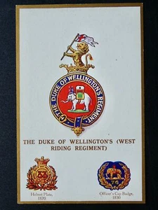 Regimentsabzeichen D.O.W. WESTREITREGIMENT (3) Postkarte von Gale & Polden 1676 - Bild 1 von 2