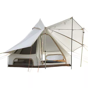 Tienda de campaña KINGCAMP Tipi Genghis 320 2 personas pirámides tipi ligera - Imagen 1 de 12