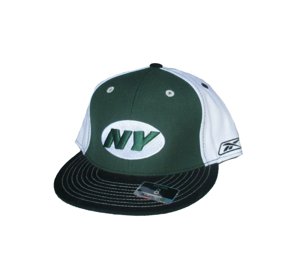 Gorra Reebok New York Jets Colores Ajustada Talla 8 Verde Foto 1 de 1