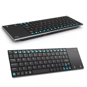 Mini Wireless Keyboard With Touchpad Rechargeable Portable For Laptop Tablet PC - Picture 1 of 24