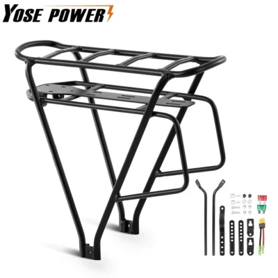 Electric Bicycle Rear Rack for YOSE POWER 36V 13Ah Ebike Battery Carrier