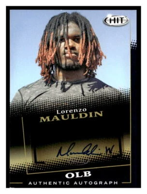 Lorenzo Mauldin 2015 SAGE HIT AUTO  AU  Autographs Black  Auto - Image 1 of 2