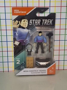 Star Trek Commander SPOCK Series 2 FND70 21 Pieces Mega Construx Heroes New 2017 - Picture 1 of 2
