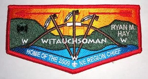 Witauchsoman Lodge 44 2009 Northeast Region Chief OA Flap - Minsi Trails Council - Picture 1 of 1