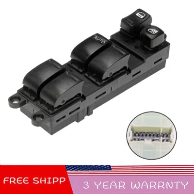 Interruptor de ventana eléctrica para Nissan Sentra 2000 2001 2002 2003 lado del conductor delantero izquierdo Foto 1 de 4