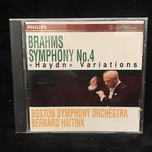 BRAHMS Symphony #4 & Haydn Variations - HAITINK, Boston - PHILIPS CD 1994.. - Picture 1 of 3