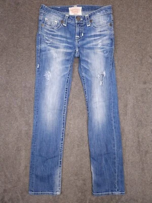 BIG STAR Jeans Womens 27 (29x31) Janae Skinny Distressed Thick Stitch Low Rise - Image 1 of 4