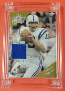 JOHNNY UNITAS JUEGO USADO CAMISETA 2022 JERSEY FUSIÓN BALTIMORE COLTS - Imagen 1 de 2