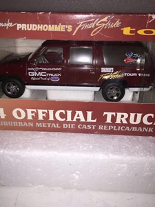 NHRA THE SNAKE DON PRUDHOMME FINAL STRIKE TOUR 1994 OFFICIAL GMC SUBURBAN BANK - Picture 1 of 3