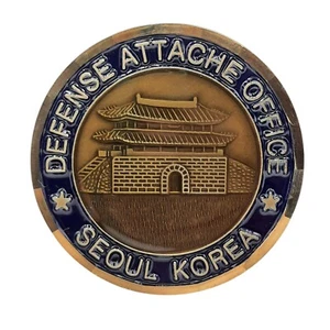 US Military Challenge Coin Defense Attache Office Seoul Südkorea - Bild 1 von 4