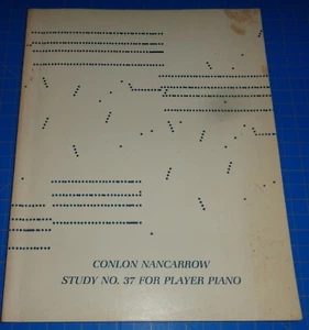 CONLON NANCARROW Study No.37 for Player Piano - Soundings Press (1982) - Picture 1 of 6