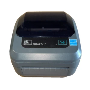 Zebra GX420d stampante etichette 203dpi termica diretta 4" USB seriale parallela GK420d - Foto 1 di 10