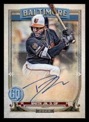 2020 Topps Gypsy Queen AUTO #GQADSJ Dwight Smith Jr. - Image 1 of 2