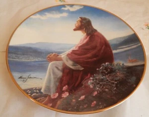 CHRISTUS IM MORGENGRAUEN TELLER PORTRAITS VON JESUS HAMILTON  - Bild 1 von 3