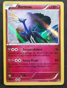 XERNEAS 107/162 Rare Holo Foil in Deutsch EXC POKEMON XY TURBOBLITZ - Bild 1 von 5