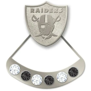 Las Vegas Raiders WinCraft Hidden Gem Earrings Brand New 100% Nickel Plated - Picture 1 of 3