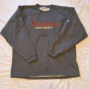 Vtg Boston College Football Reebok Player Issued Sweatshirt Mens XL Damik Scafe? - Picture 1 of 7