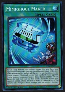 Yugioh Mimighoul Maker INFO-EN095 Super Rare 1st - NM - Imagen 1 de 2