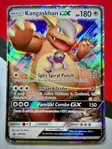 JUMBO Kangaskhan GX Promo SM188 Full Art Holo Pokémon NM - Picture 1 of 3